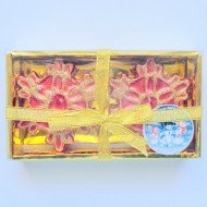 Н.Г. свечи блест. снежинки 7см 2шт